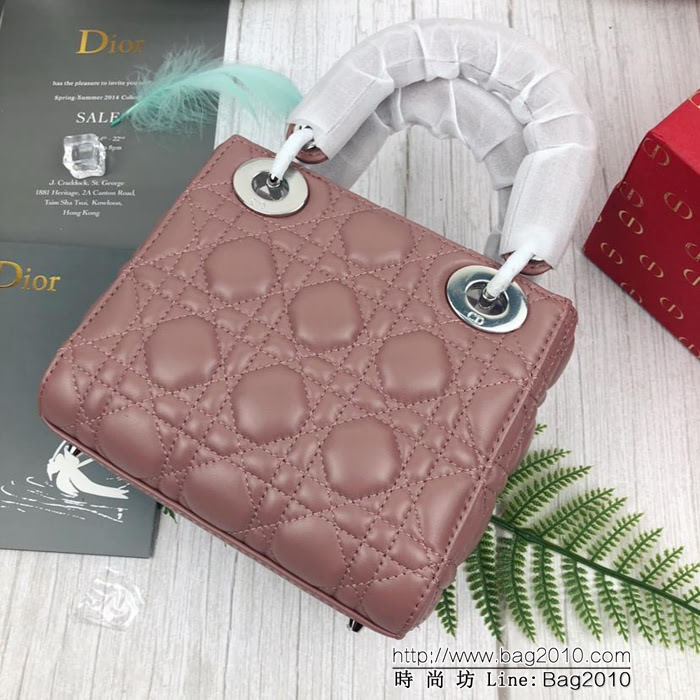 DIOR迪奧 原單系列 Dior Mini戴妃新升級 全新鏈條款 鏈條手提斜挎包  zdo1254